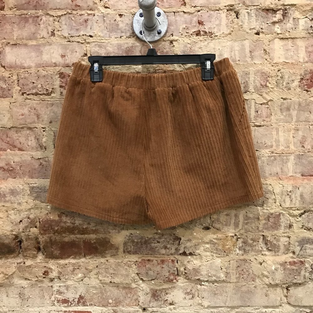 Elastic Waist Cord Shorts